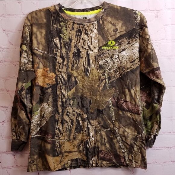 Mossy Oak camouflage long sleeve shirt L - Picture 1 of 3